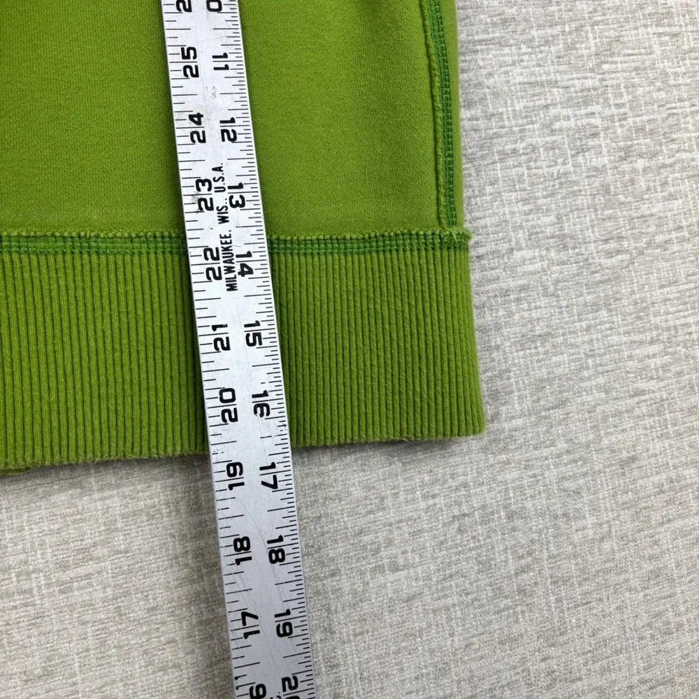 Abercrombie & Fitch Mens Green Track Jacket Y2K Muscle Fit Full Zip Medium